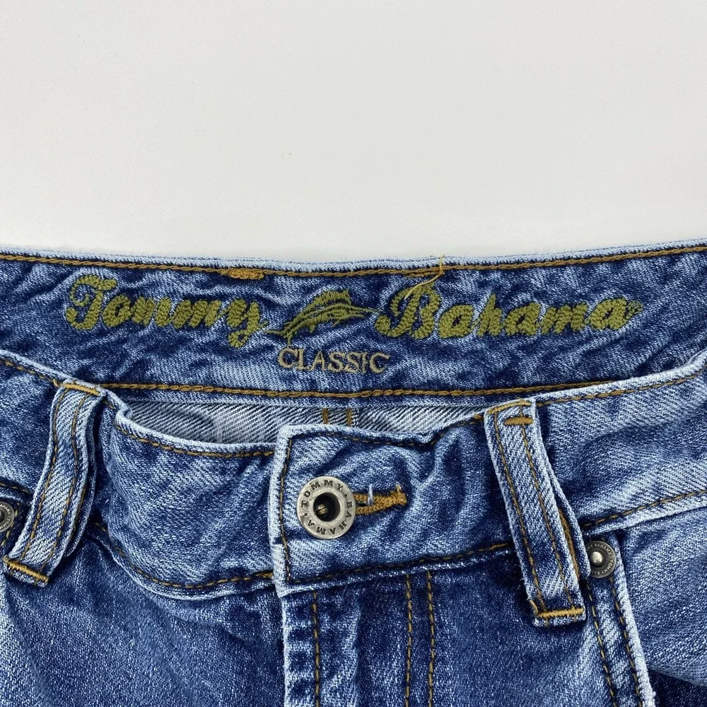 Tommy Bahama Jeans Mens Tag 36x30 Actual 35x28‎ Blue Classic Straight Coastal